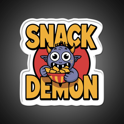 Snack Demon Snack Food Led Neon Sign Rgb Color - Shineneon