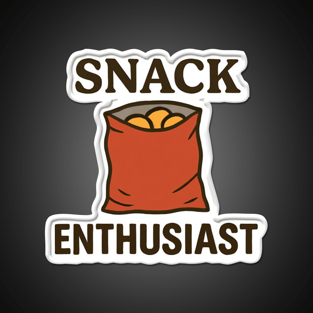 Snack Enthusiast Food Lover Potato Chips Snack Food Led Neon Sign Rgb Color - Shineneon