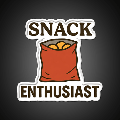Snack Enthusiast Food Lover Potato Chips Snack Food Led Neon Sign Rgb Color - Shineneon