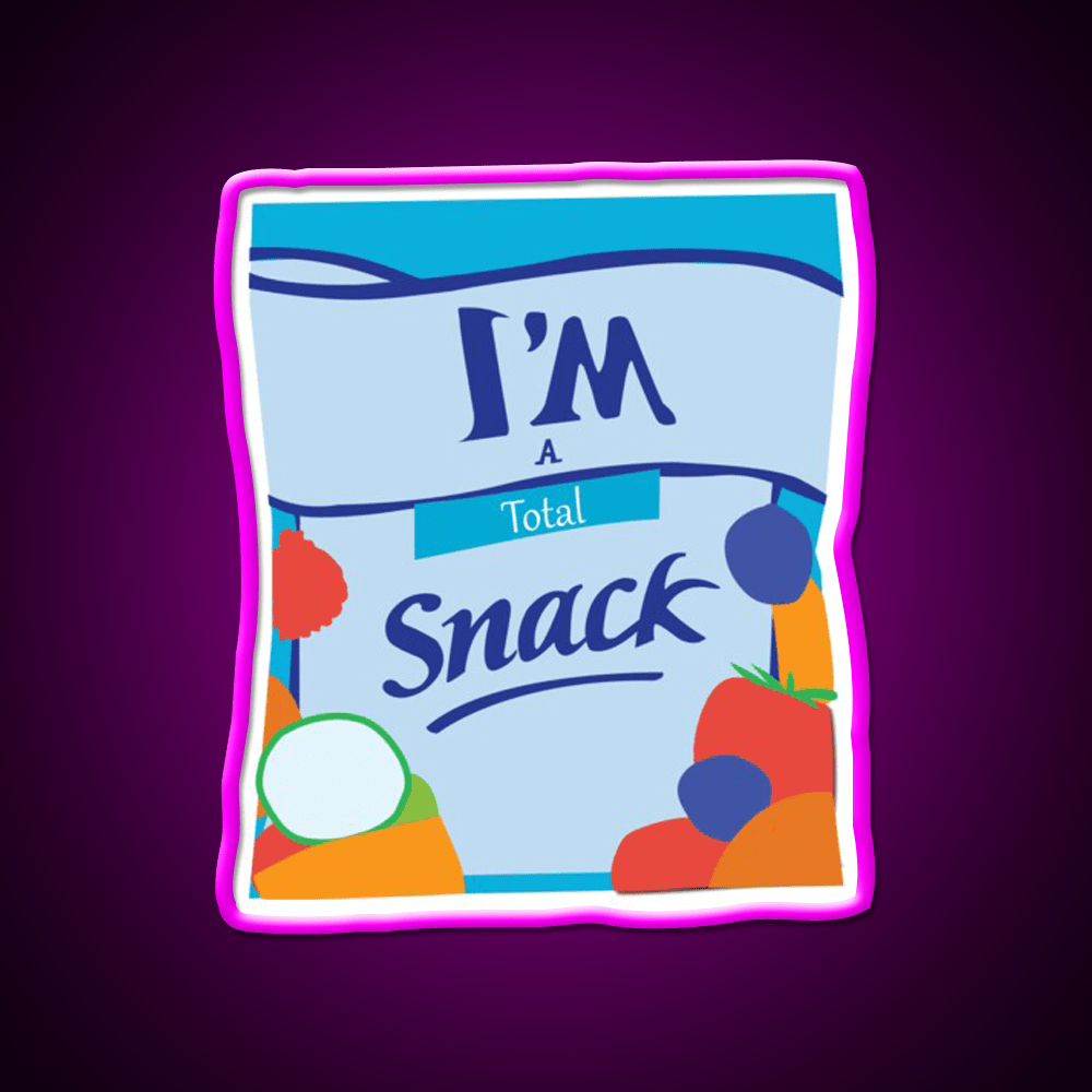 Snack Food Led Neon Sign For Junk Food Fans Rgb Color - Shineneon