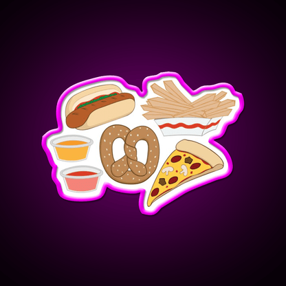 Snack Food Snack Food Led Neon Sign Rgb Color - Shineneon