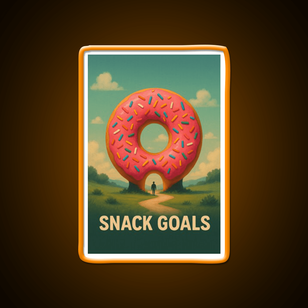 Snack Goals Snack Food Led Neon Sign Rgb Color - Shineneon