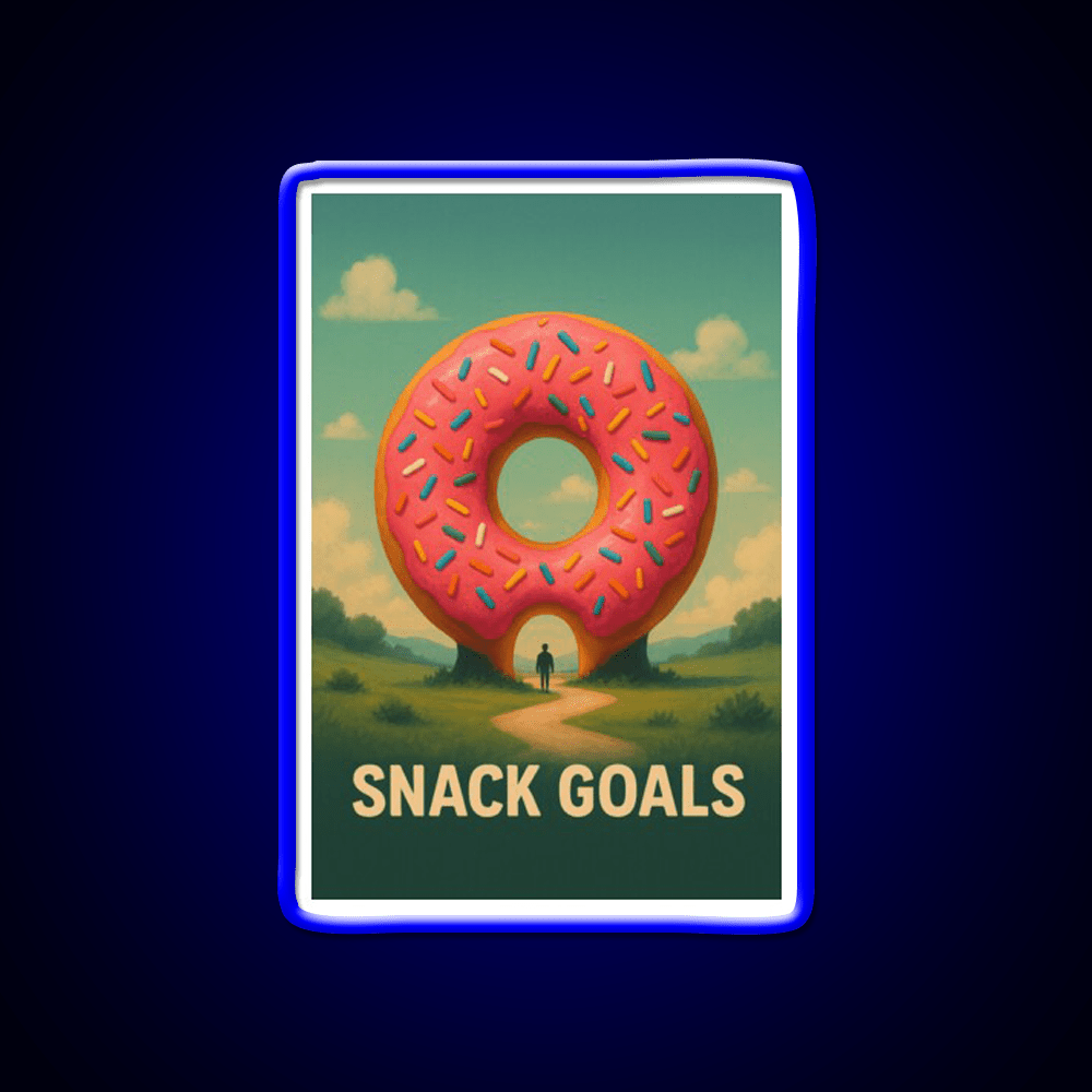 Snack Goals Snack Food Led Neon Sign Rgb Color - Shineneon