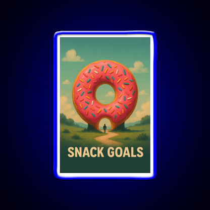 Snack Goals Snack Food Led Neon Sign Rgb Color - Shineneon