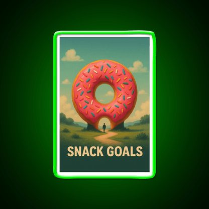 Snack Goals Snack Food Led Neon Sign Rgb Color - Shineneon