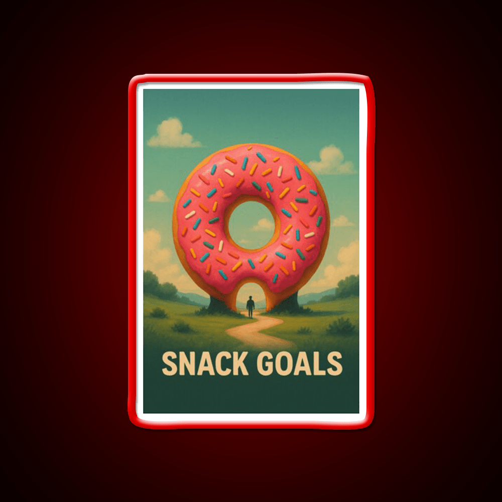 Snack Goals Snack Food Led Neon Sign Rgb Color - Shineneon