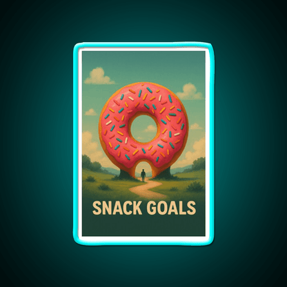 Snack Goals Snack Food Led Neon Sign Rgb Color - Shineneon