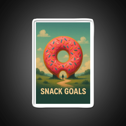 Snack Goals Snack Food Led Neon Sign Rgb Color - Shineneon