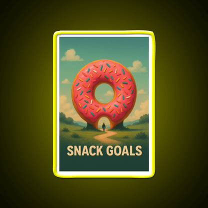 Snack Goals Snack Food Led Neon Sign Rgb Color - Shineneon