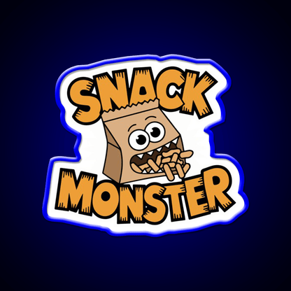Snack Monster Snack Food Led Neon Sign Rgb Color - Shineneon