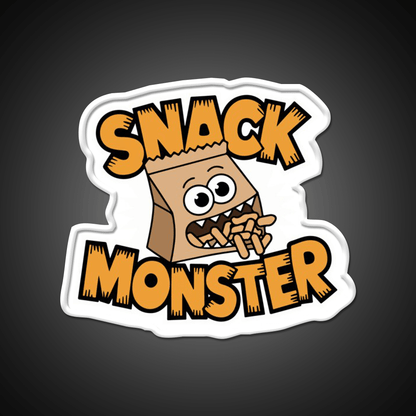 Snack Monster Snack Food Led Neon Sign Rgb Color - Shineneon