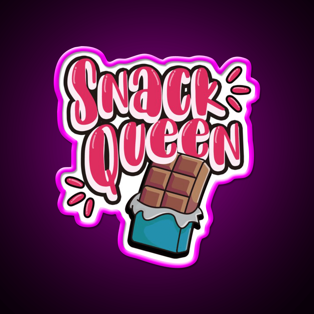 Snack Queen Snack Food Led Neon Sign Rgb Color - Shineneon