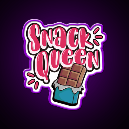 Snack Queen Snack Food Led Neon Sign Rgb Color - Shineneon