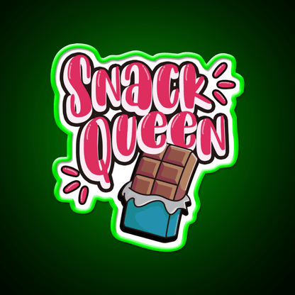 Snack Queen Snack Food Led Neon Sign Rgb Color - Shineneon