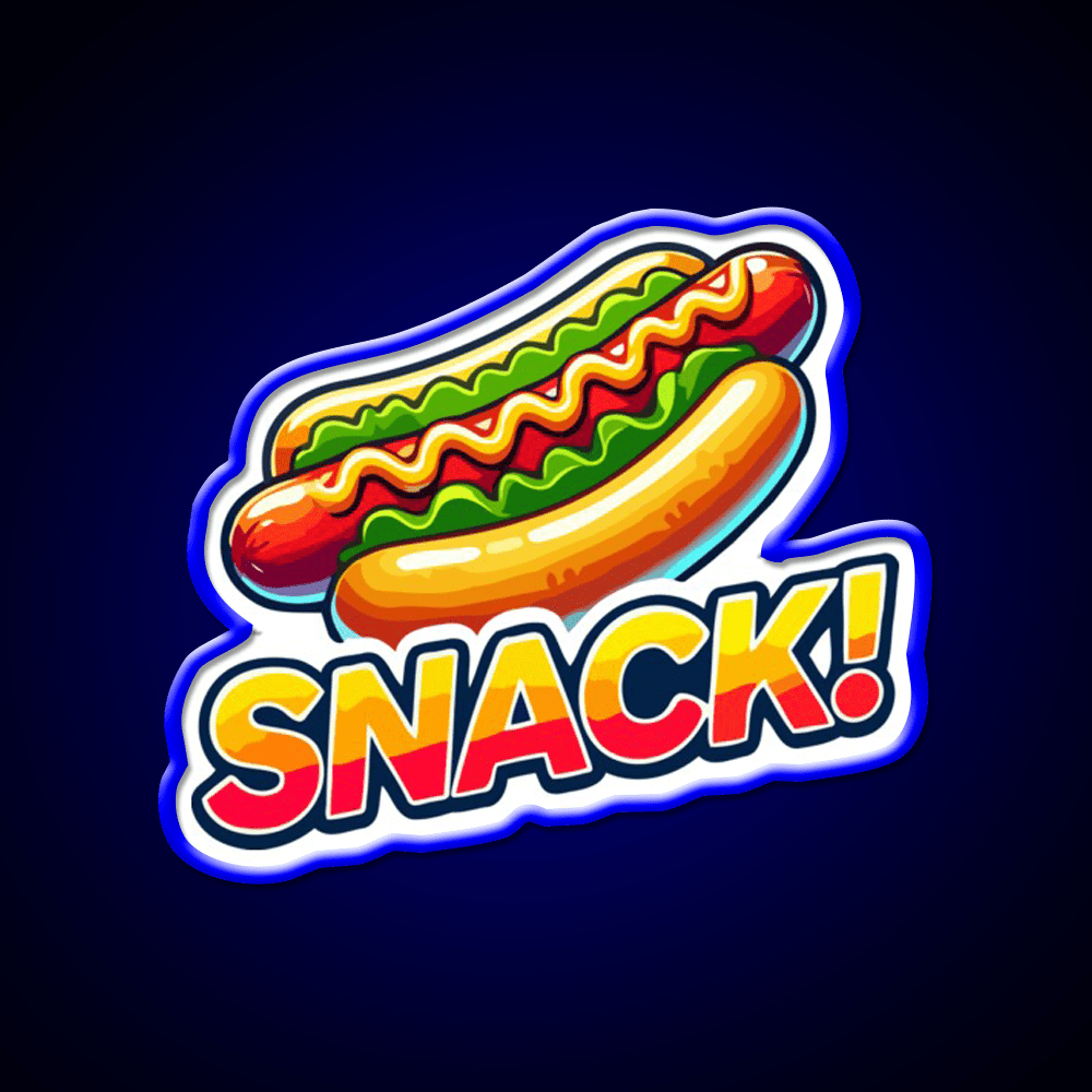 Snack Time Hotdog Snack Food Led Neon Sign Rgb Color - Shineneon