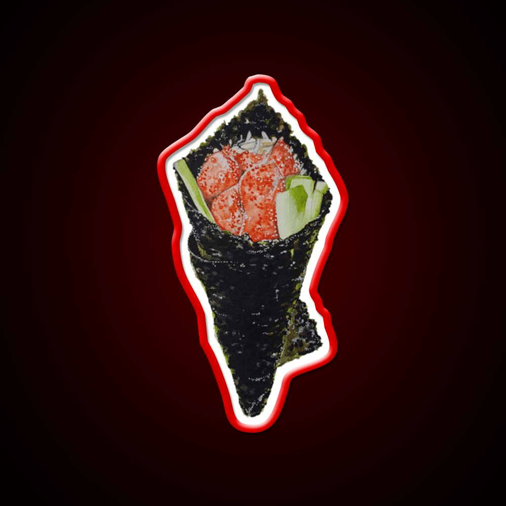 Snack Time Japanese Temaki Snack Food Led Neon Sign Rgb Color - Shineneon