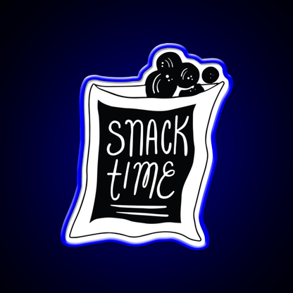 Snack Time Snack Food Led Neon Sign For Food Counter Rgb Color - Shineneon