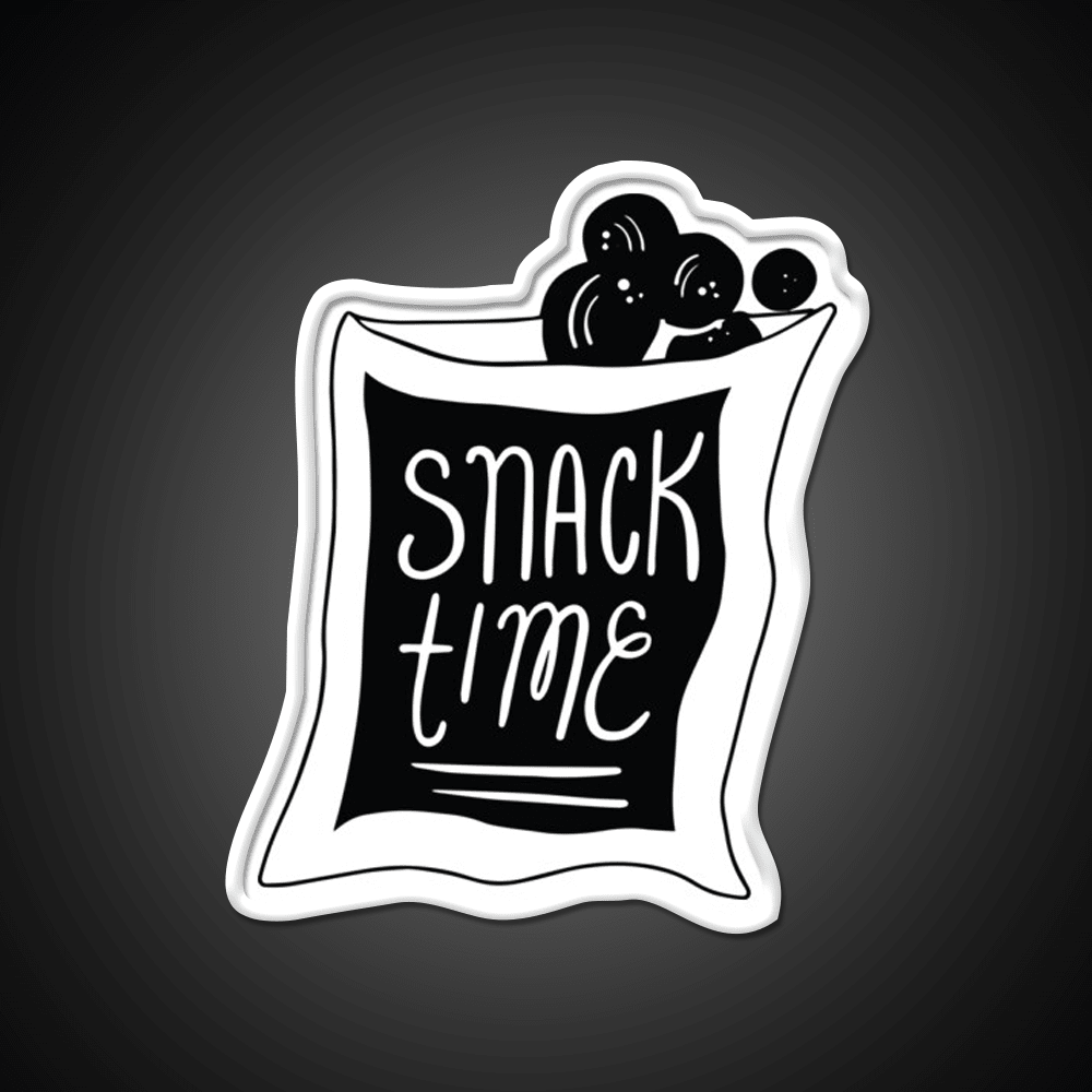 Snack Time Snack Food Led Neon Sign For Food Counter Rgb Color - Shineneon
