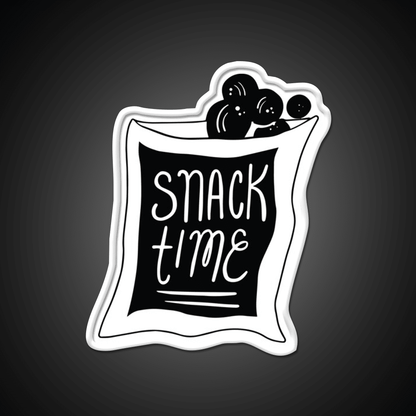 Snack Time Snack Food Led Neon Sign For Food Counter Rgb Color - Shineneon