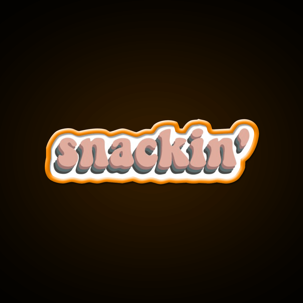 Snackin Snack Food Led Neon Sign Rgb Color - Shineneon