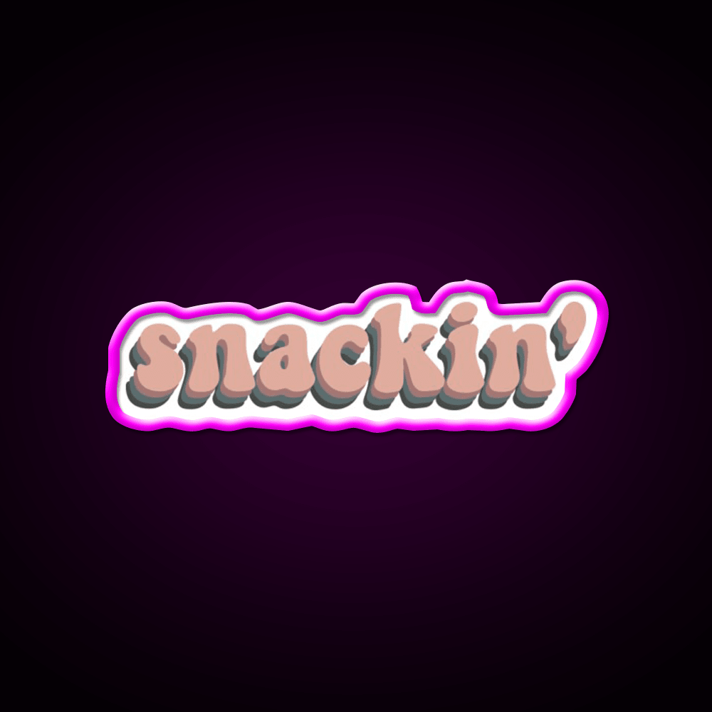 Snackin Snack Food Led Neon Sign Rgb Color - Shineneon