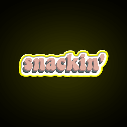 Snackin Snack Food Led Neon Sign Rgb Color - Shineneon