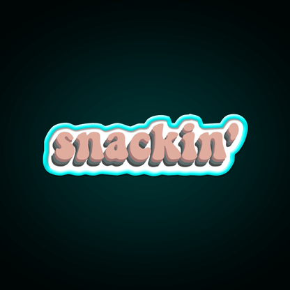 Snackin Snack Food Led Neon Sign Rgb Color - Shineneon