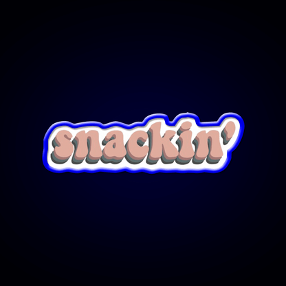 Snackin Snack Food Led Neon Sign Rgb Color - Shineneon