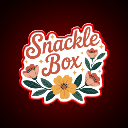 Snackle Box Floral Funny Lunch Label Snack Food Led Neon Sign Rgb Color - Shineneon