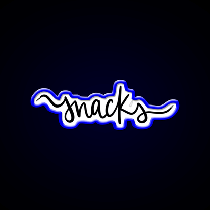 Snacks On Snacks Snack Food Led Neon Sign Rgb Color - Shineneon