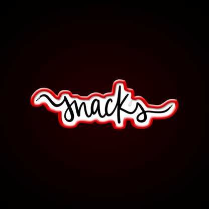 Snacks On Snacks Snack Food Led Neon Sign Rgb Color - Shineneon