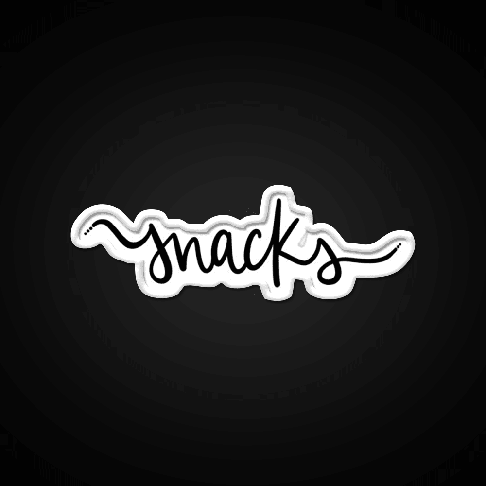 Snacks On Snacks Snack Food Led Neon Sign Rgb Color - Shineneon