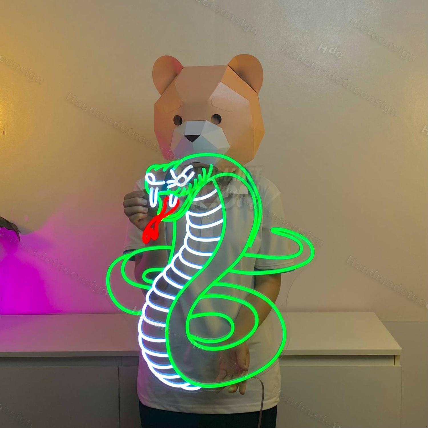 Led Snak Sign Snake Led Neon Sign Bar Led Neon Sign - Shineneon