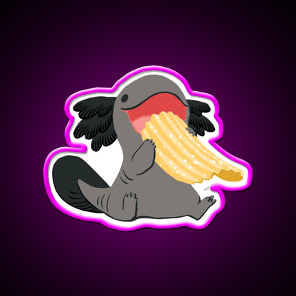 Snaxy Crisp Snack Food Led Neon Sign Rgb Color - Shineneon