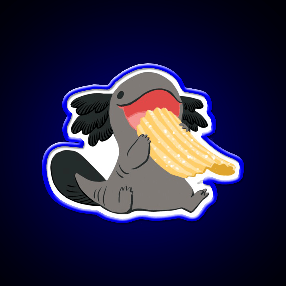 Snaxy Crisp Snack Food Led Neon Sign Rgb Color - Shineneon