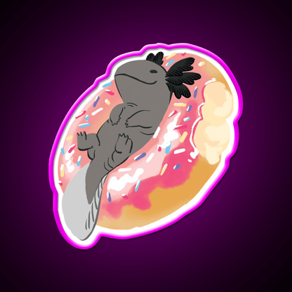 Snaxy Donut Snack Food Led Neon Sign Rgb Color - Shineneon