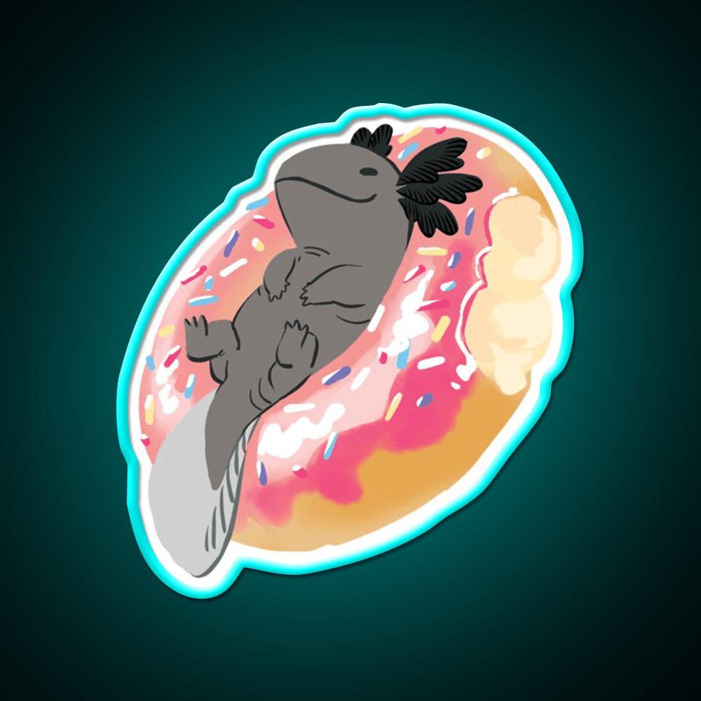 Snaxy Donut Snack Food Led Neon Sign Rgb Color - Shineneon