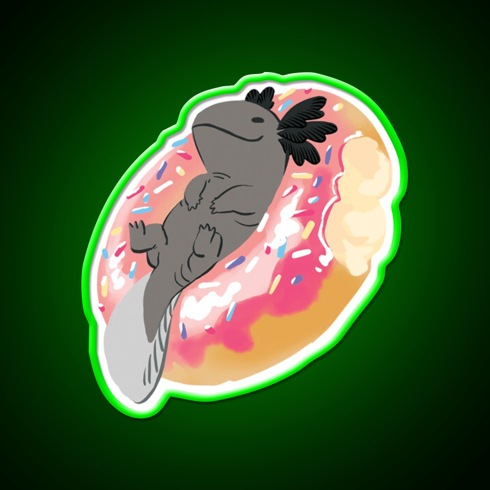 Snaxy Donut Snack Food Led Neon Sign Rgb Color - Shineneon