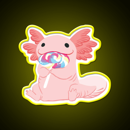 Snaxy Lollipop Snack Food Led Neon Sign Rgb Color - Shineneon