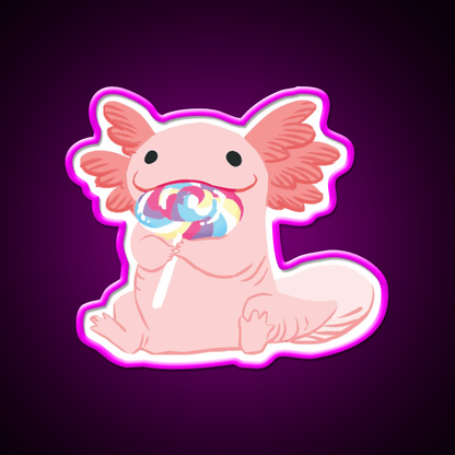 Snaxy Lollipop Snack Food Led Neon Sign Rgb Color - Shineneon
