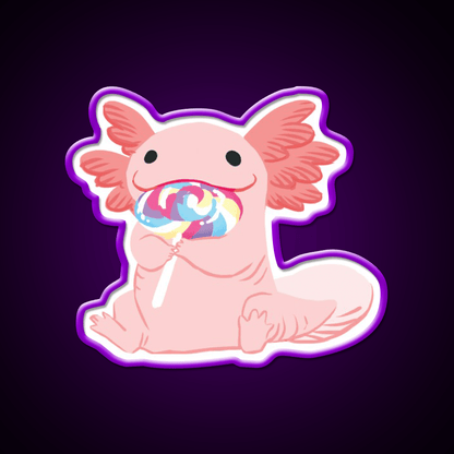Snaxy Lollipop Snack Food Led Neon Sign Rgb Color - Shineneon