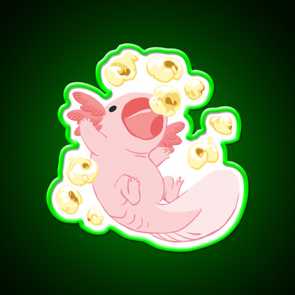 Snaxy Popcorn Snack Food Led Neon Sign Rgb Color - Shineneon