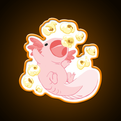 Snaxy Popcorn Snack Food Led Neon Sign Rgb Color - Shineneon