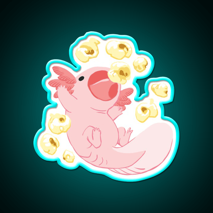 Snaxy Popcorn Snack Food Led Neon Sign Rgb Color - Shineneon