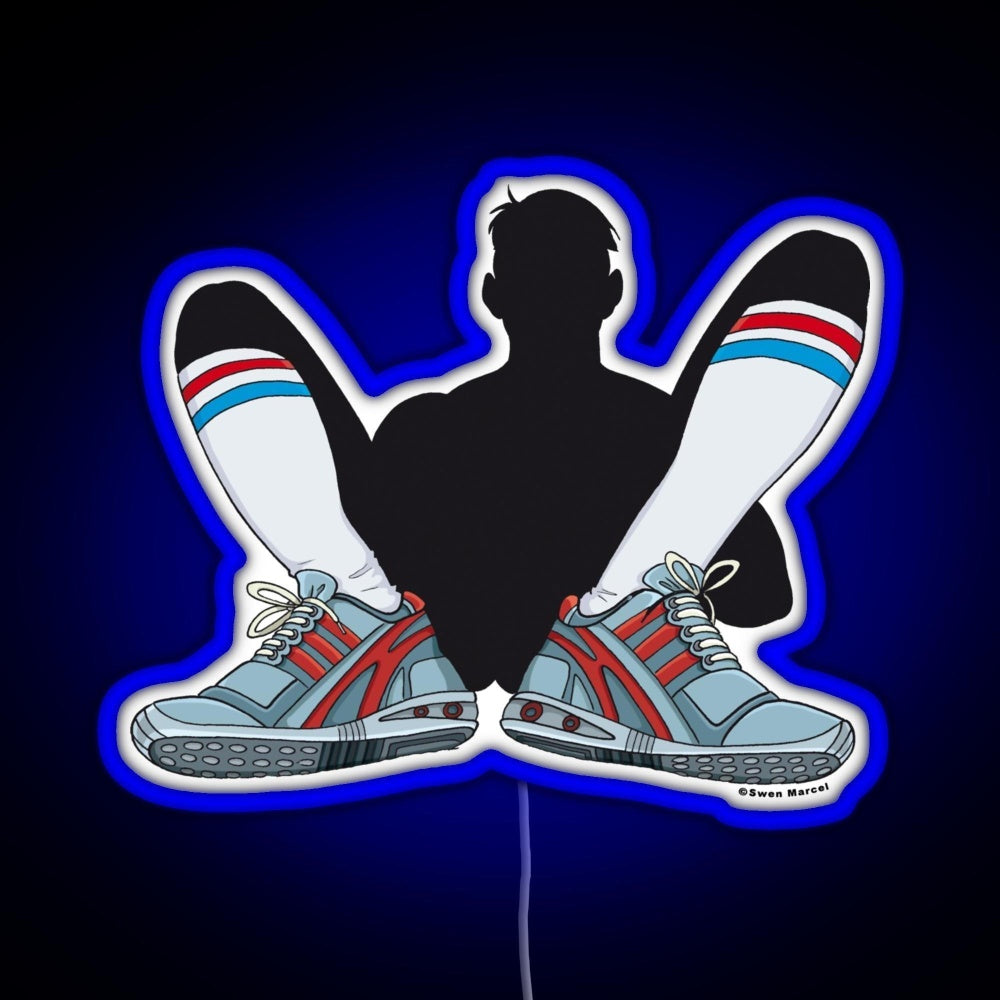 Sneaker And Sox Rgb Led Neon Sign Pop Wall Art