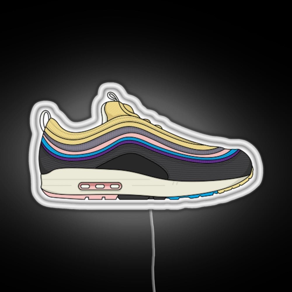 Sneakers 1 97 Rgb Led Neon Sign Pop Wall Art - Shineneon