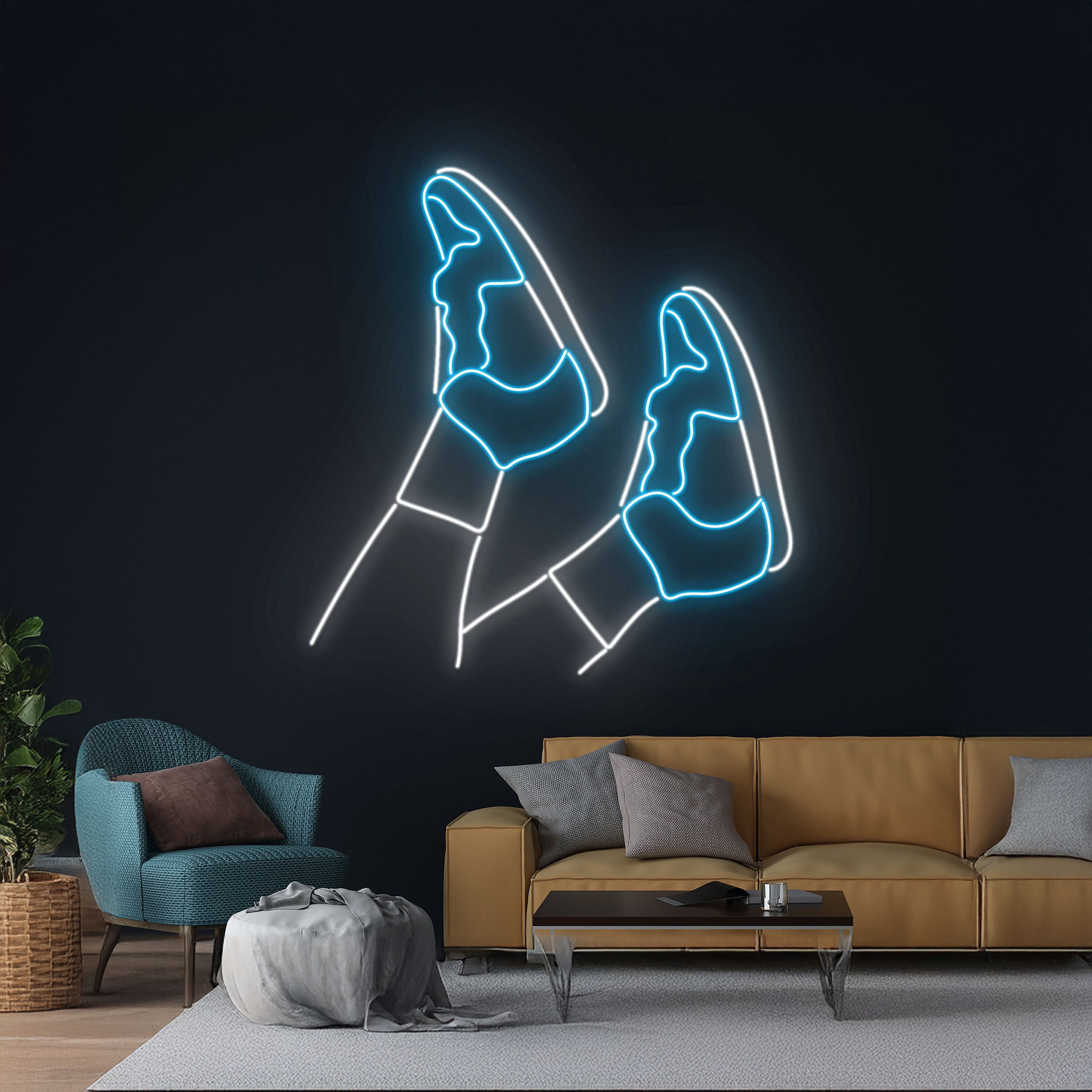 Sneakers Legs Neon Light | Shineneon