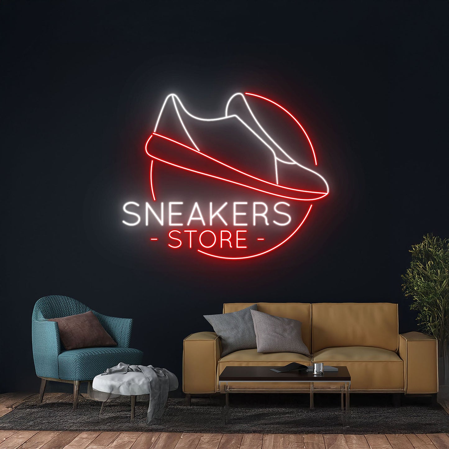 Sneakers Store Neon Sign