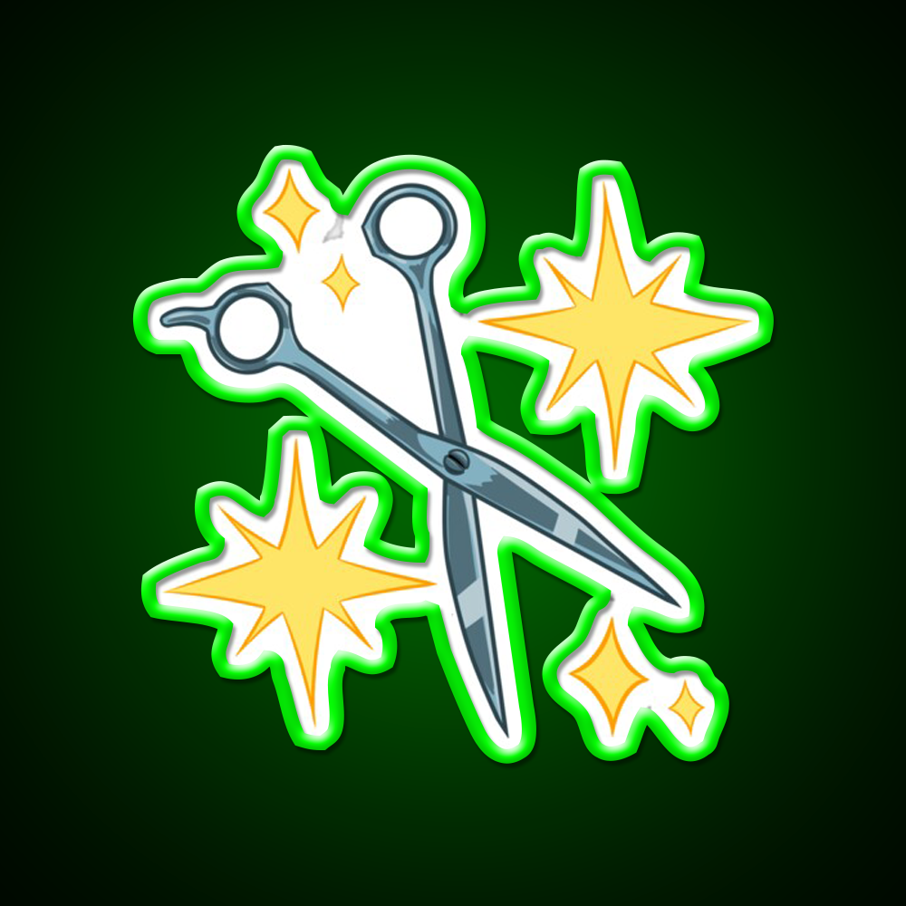 Snippy Scissors Barber Shop Haircut Led Neon Sign - LED neon sign view 8