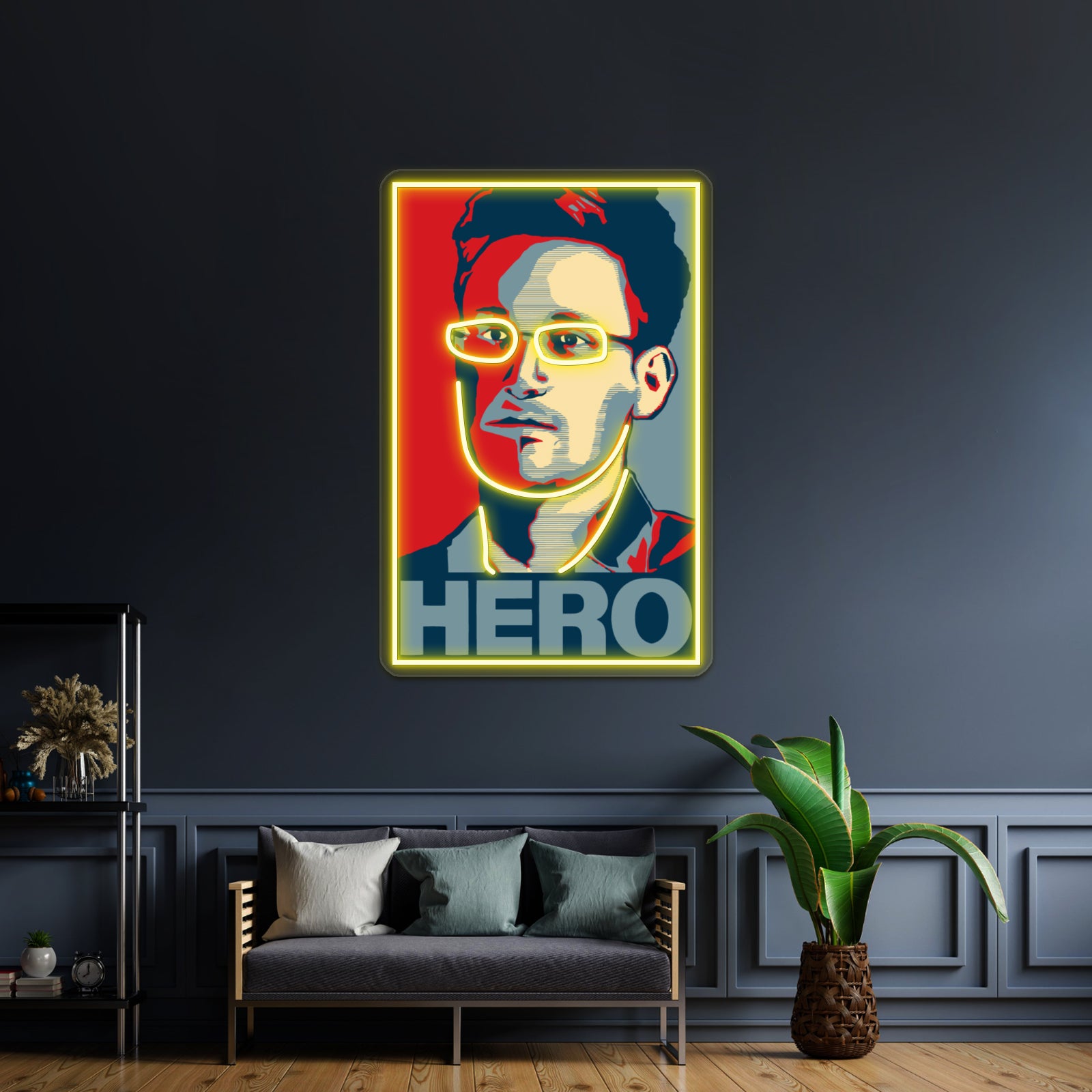 Snowdon Abstract Art Wall Artwork Neon Signs | Shineneon